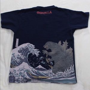 Vintage 90s Godzilla Painting T-shirt Rare!
